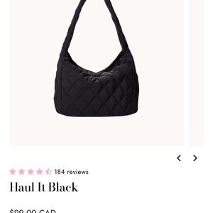 Black Quilted Shoulder Bag